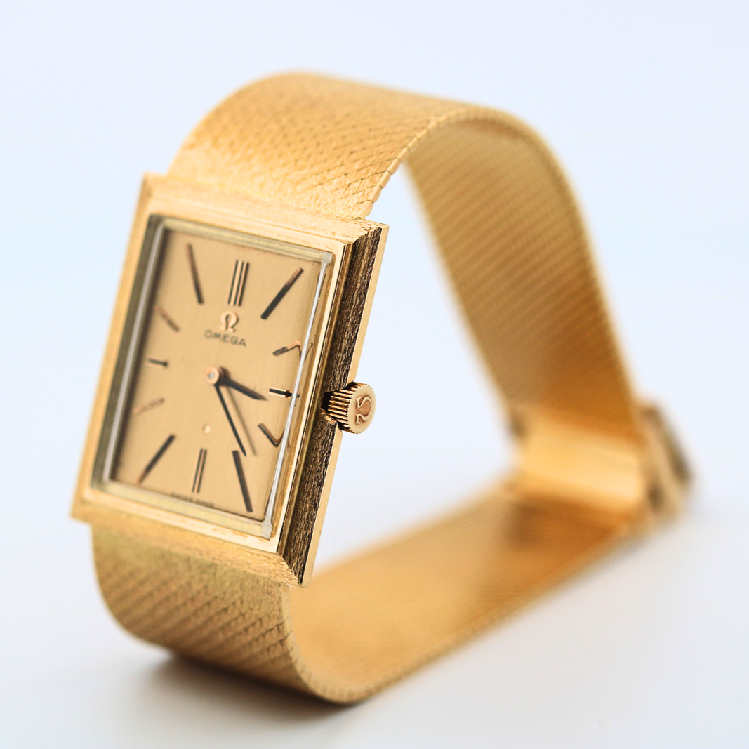 Estate 18K Yellow Gold Omega Watch