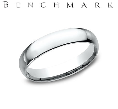 Platinum Comfort-Fit Plain Wedding Bands