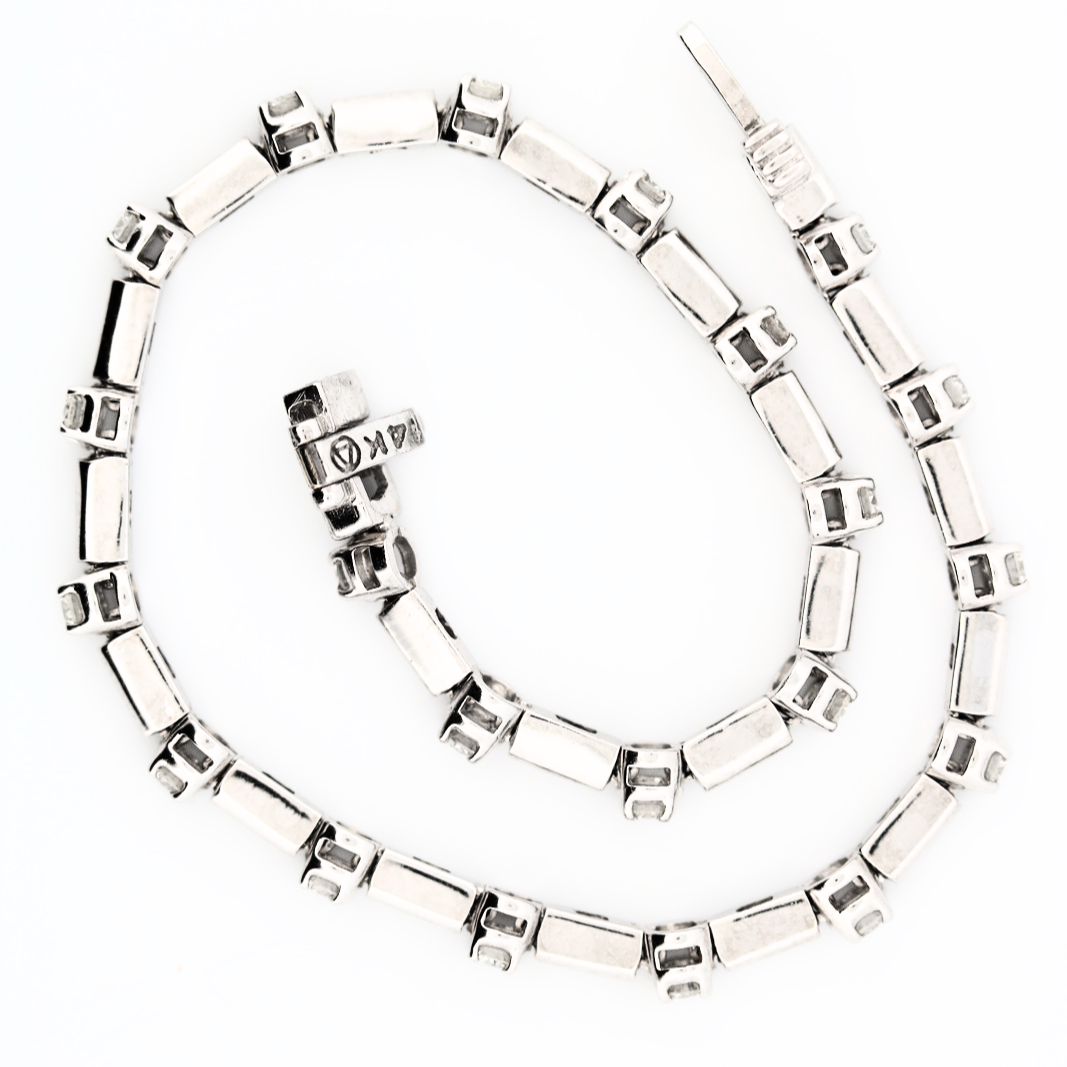 Diamond Station Tennis Bracelet
