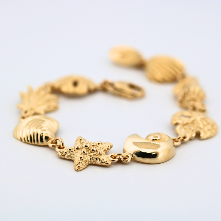 14K Yellow Gold Nautical Bracelet